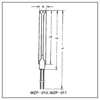 熱電阻感溫元件 WZP-010 WZP2-010