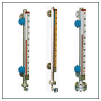 UHZ-517D40　磁翻柱液位計(jì)　（旁通管側(cè)裝、底部指示）